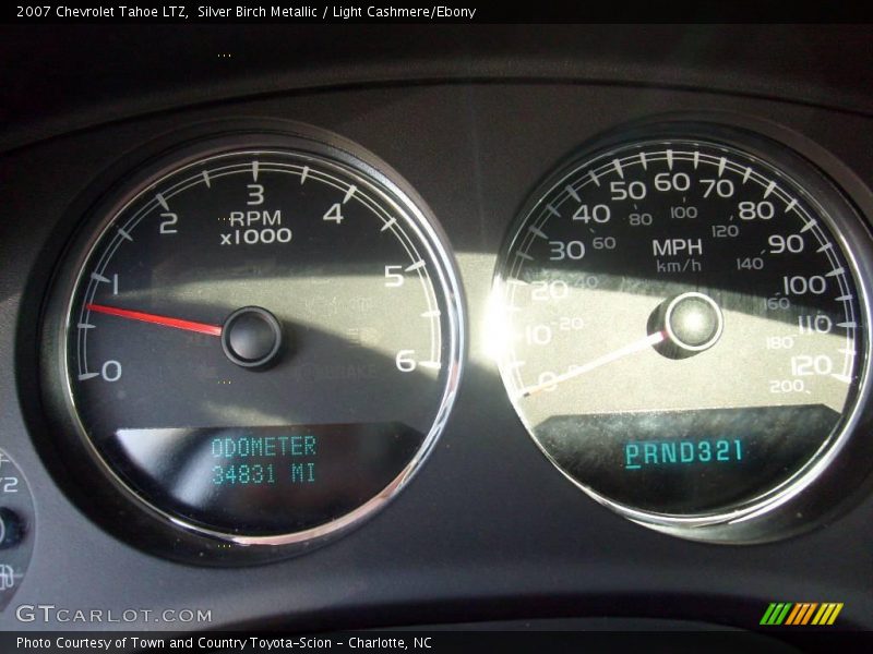 Silver Birch Metallic / Light Cashmere/Ebony 2007 Chevrolet Tahoe LTZ