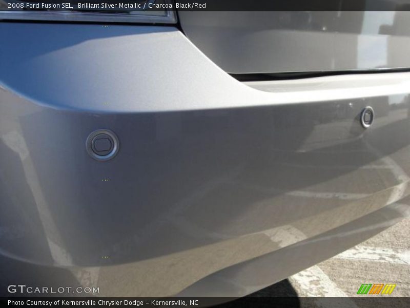Brilliant Silver Metallic / Charcoal Black/Red 2008 Ford Fusion SEL