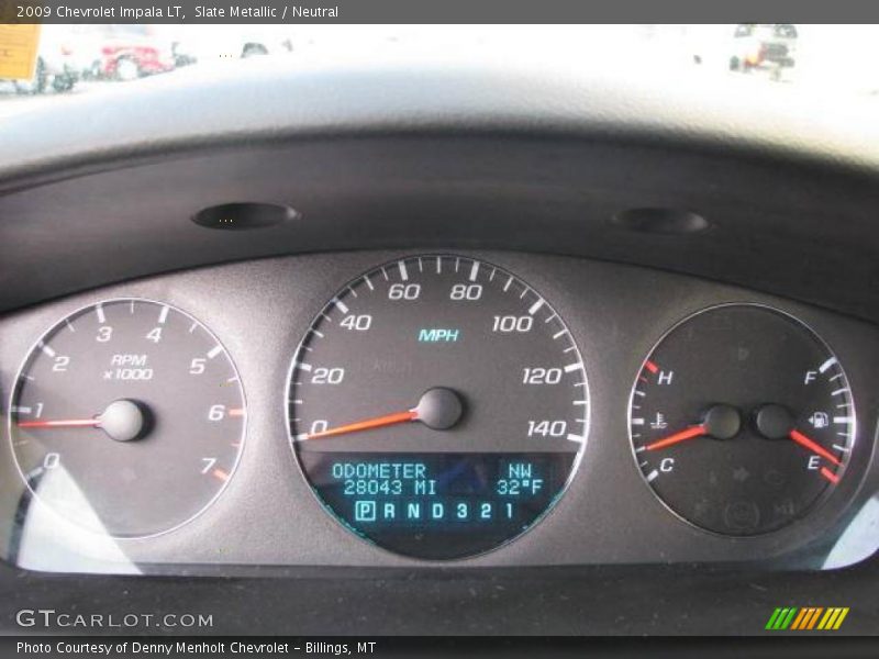 Slate Metallic / Neutral 2009 Chevrolet Impala LT