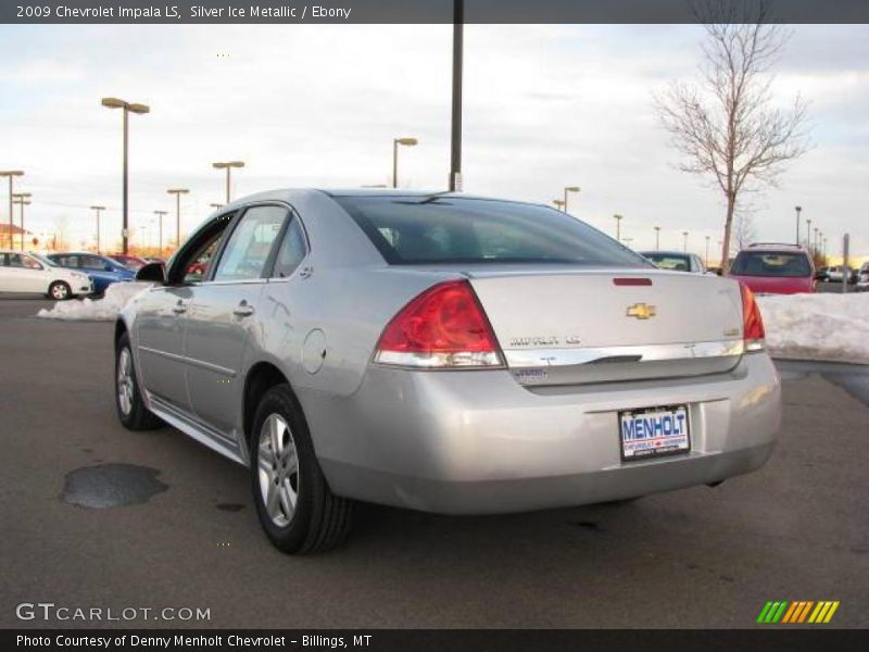 Silver Ice Metallic / Ebony 2009 Chevrolet Impala LS