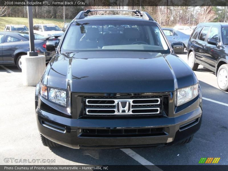 Formal Black / Gray 2008 Honda Ridgeline RTL