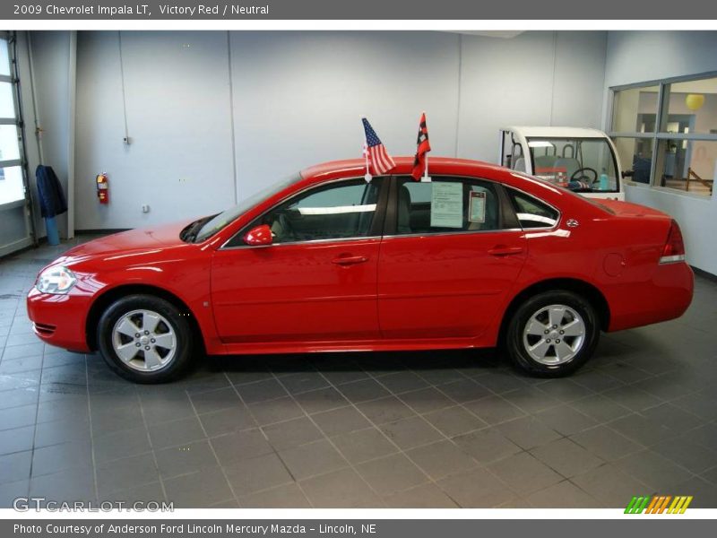Victory Red / Neutral 2009 Chevrolet Impala LT