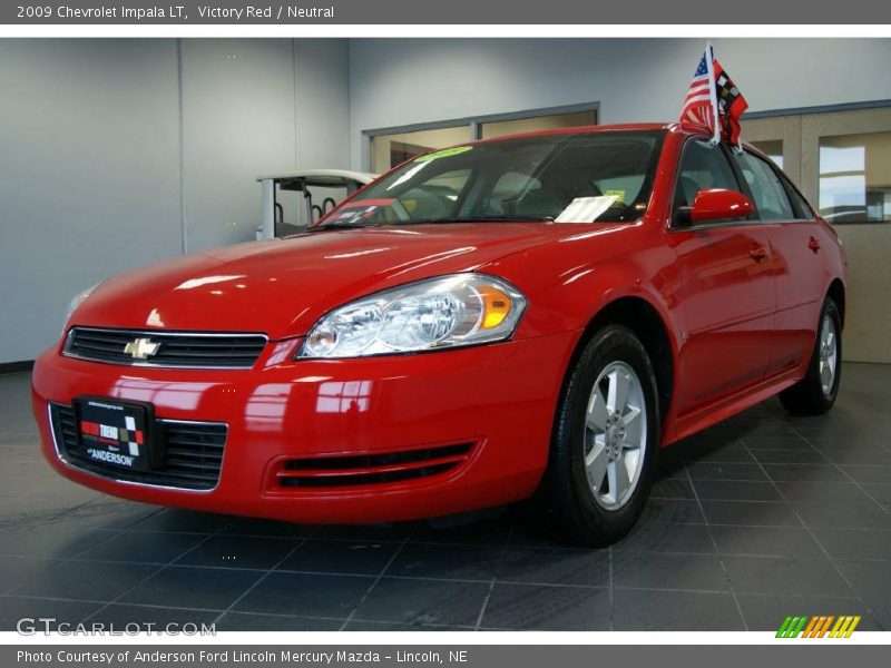 Victory Red / Neutral 2009 Chevrolet Impala LT