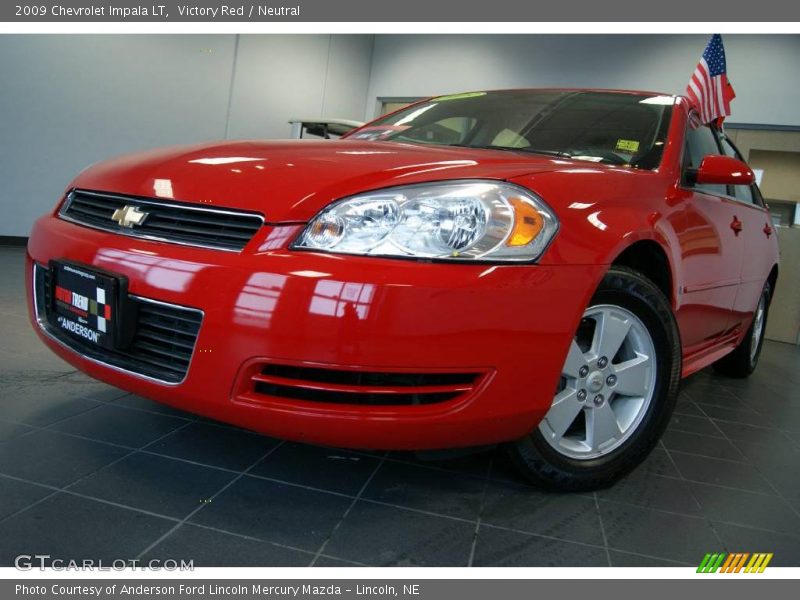Victory Red / Neutral 2009 Chevrolet Impala LT