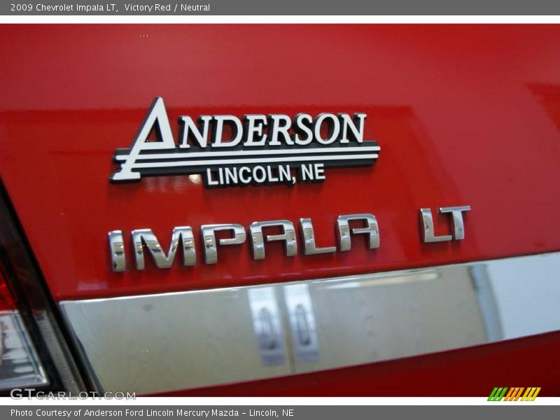 Victory Red / Neutral 2009 Chevrolet Impala LT