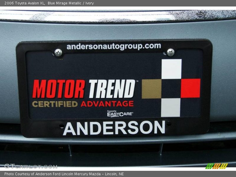 Blue Mirage Metallic / Ivory 2006 Toyota Avalon XL