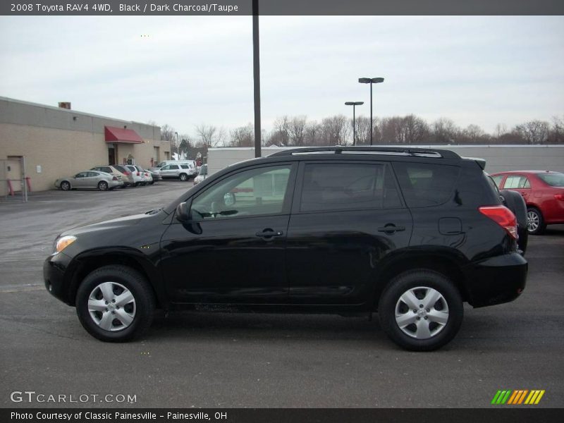 Black / Dark Charcoal/Taupe 2008 Toyota RAV4 4WD