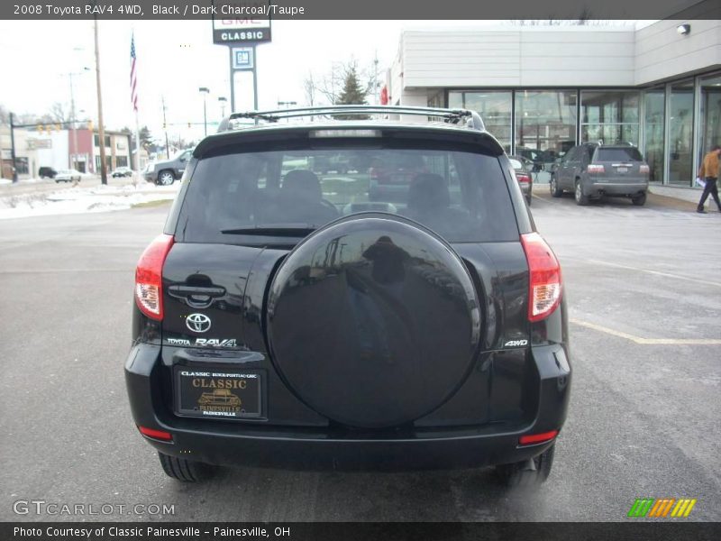 Black / Dark Charcoal/Taupe 2008 Toyota RAV4 4WD