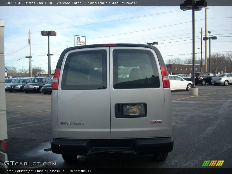 Silver Metallic / Medium Pewter 2006 GMC Savana Van 3500 Extended Cargo