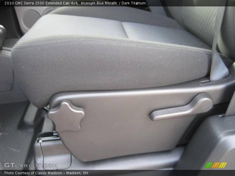 Midnight Blue Metallic / Dark Titanium 2010 GMC Sierra 1500 Extended Cab 4x4