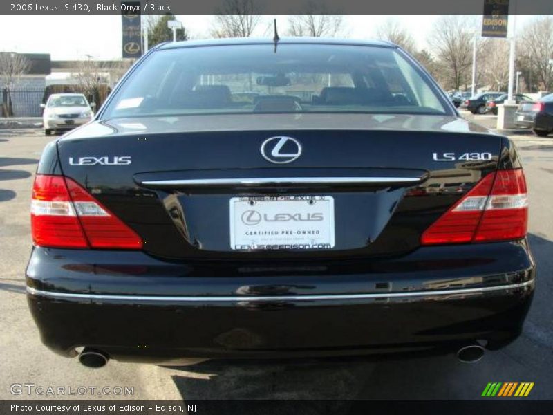 Black Onyx / Black 2006 Lexus LS 430