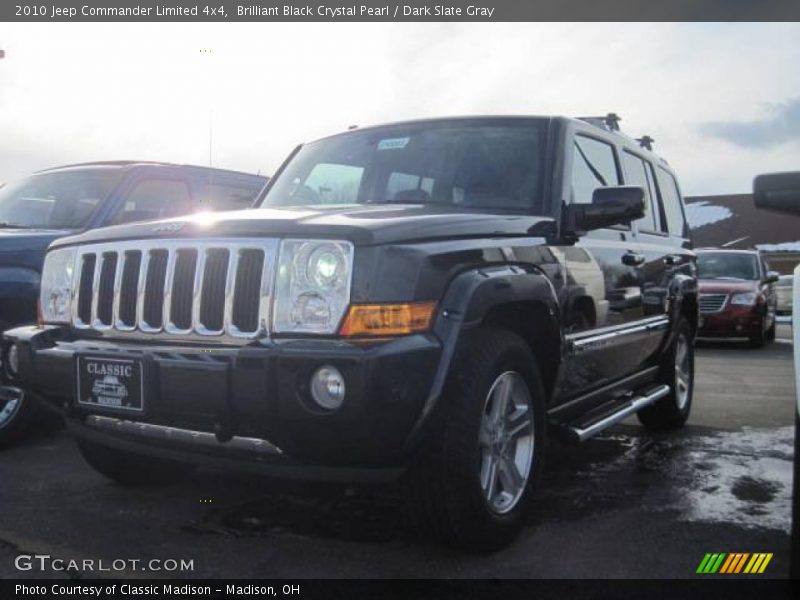 Brilliant Black Crystal Pearl / Dark Slate Gray 2010 Jeep Commander Limited 4x4