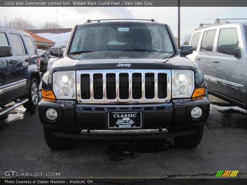 Brilliant Black Crystal Pearl / Dark Slate Gray 2010 Jeep Commander Limited 4x4