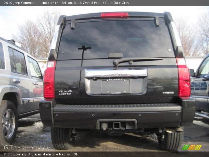 Brilliant Black Crystal Pearl / Dark Slate Gray 2010 Jeep Commander Limited 4x4