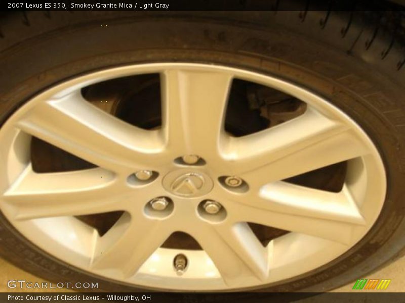 Smokey Granite Mica / Light Gray 2007 Lexus ES 350