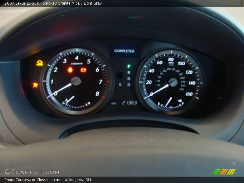 Smokey Granite Mica / Light Gray 2007 Lexus ES 350