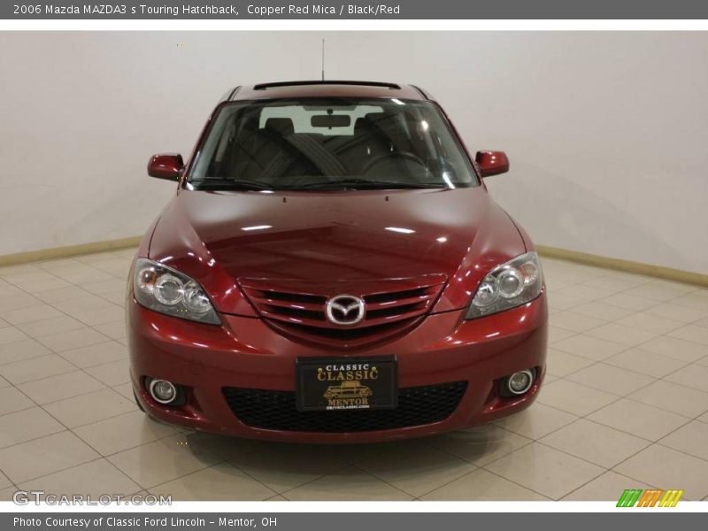 Copper Red Mica / Black/Red 2006 Mazda MAZDA3 s Touring Hatchback