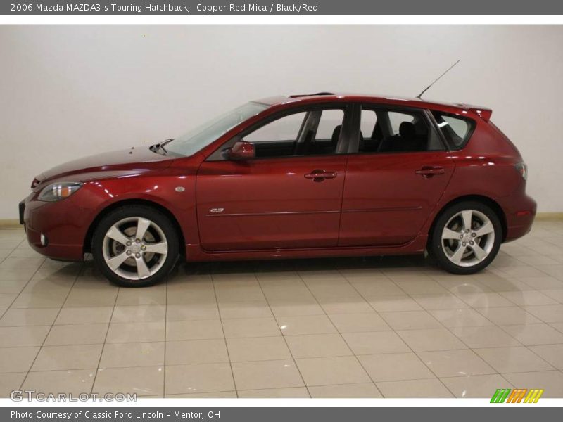 Copper Red Mica / Black/Red 2006 Mazda MAZDA3 s Touring Hatchback