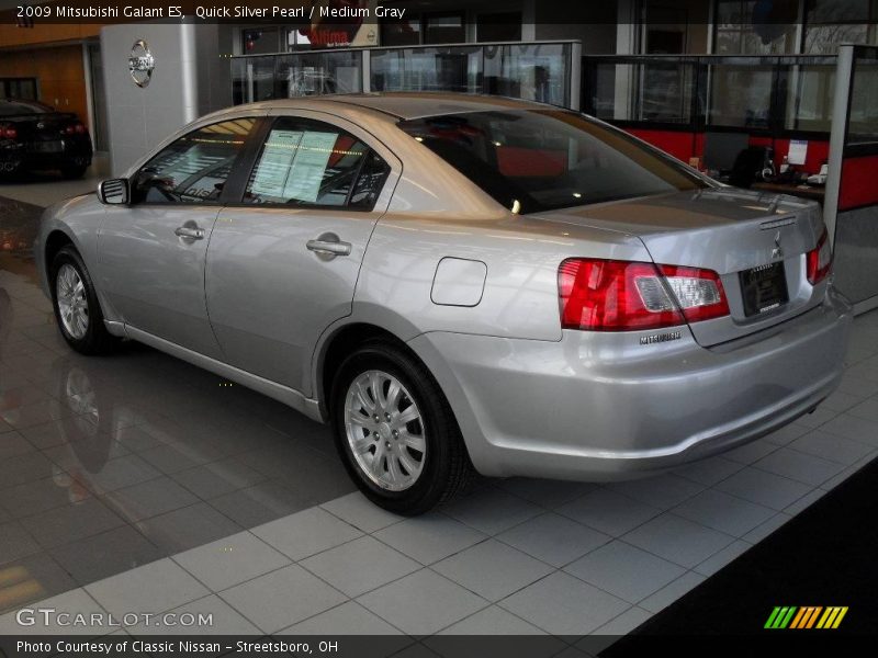 Quick Silver Pearl / Medium Gray 2009 Mitsubishi Galant ES