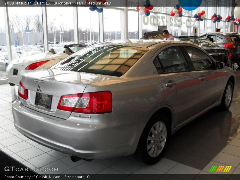 Quick Silver Pearl / Medium Gray 2009 Mitsubishi Galant ES