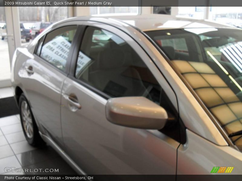 Quick Silver Pearl / Medium Gray 2009 Mitsubishi Galant ES