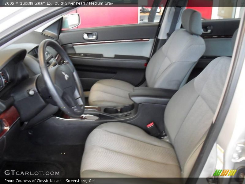 Quick Silver Pearl / Medium Gray 2009 Mitsubishi Galant ES