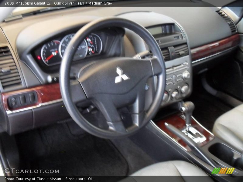 Quick Silver Pearl / Medium Gray 2009 Mitsubishi Galant ES