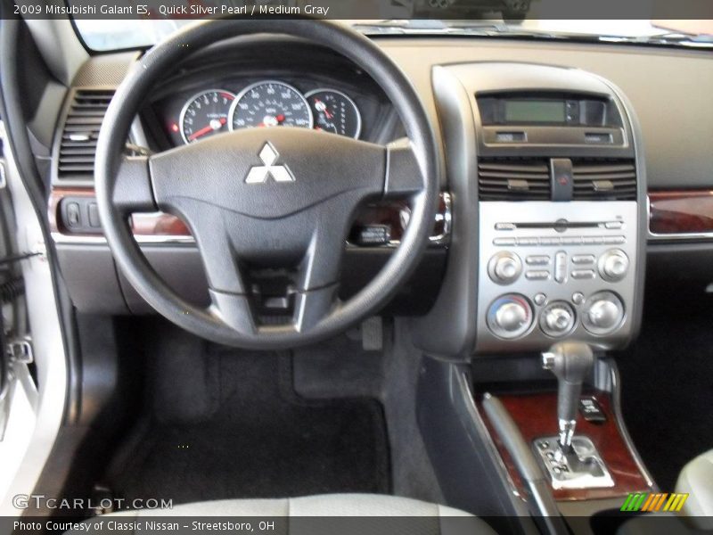 Quick Silver Pearl / Medium Gray 2009 Mitsubishi Galant ES