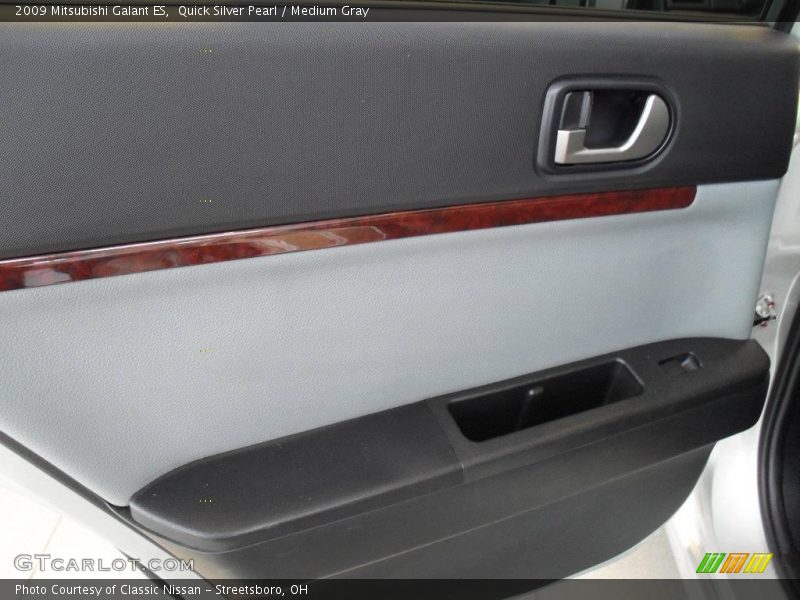 Quick Silver Pearl / Medium Gray 2009 Mitsubishi Galant ES