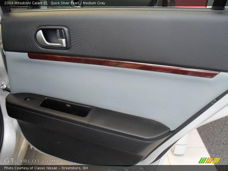 Quick Silver Pearl / Medium Gray 2009 Mitsubishi Galant ES