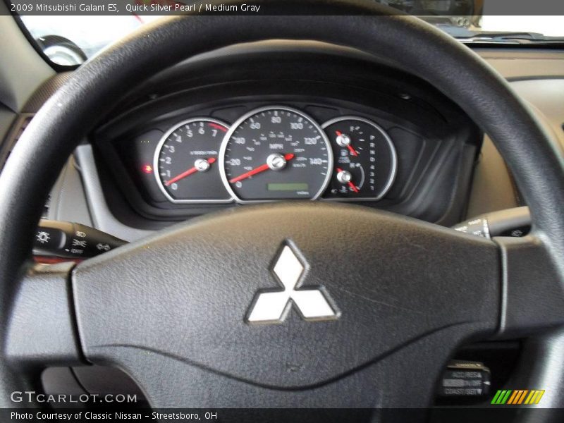 Quick Silver Pearl / Medium Gray 2009 Mitsubishi Galant ES