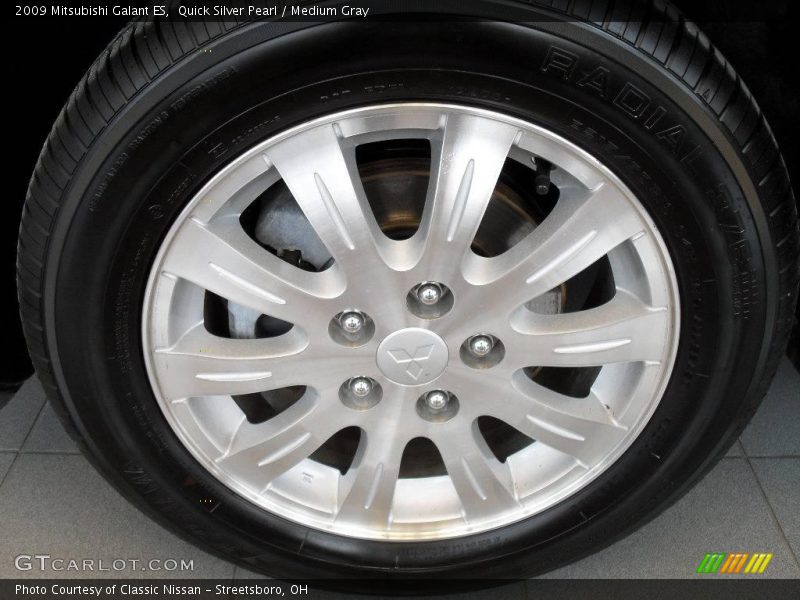 Quick Silver Pearl / Medium Gray 2009 Mitsubishi Galant ES