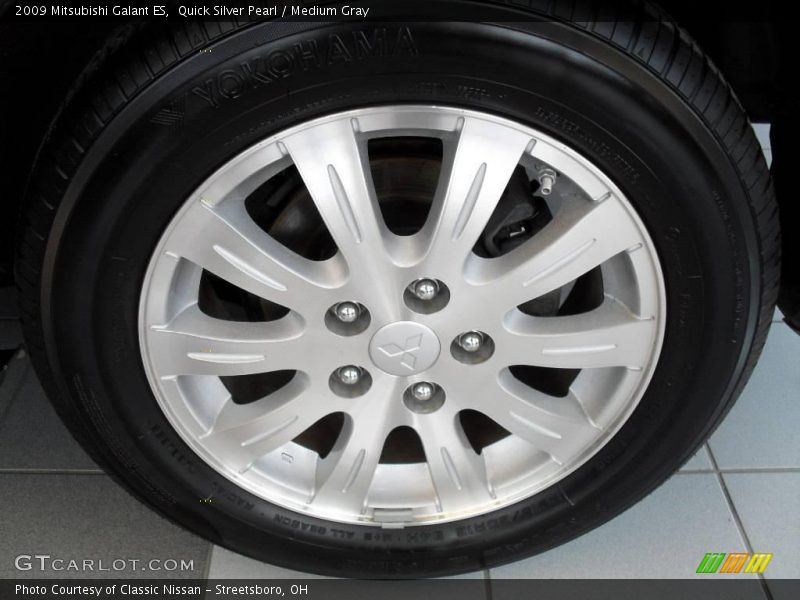 Quick Silver Pearl / Medium Gray 2009 Mitsubishi Galant ES