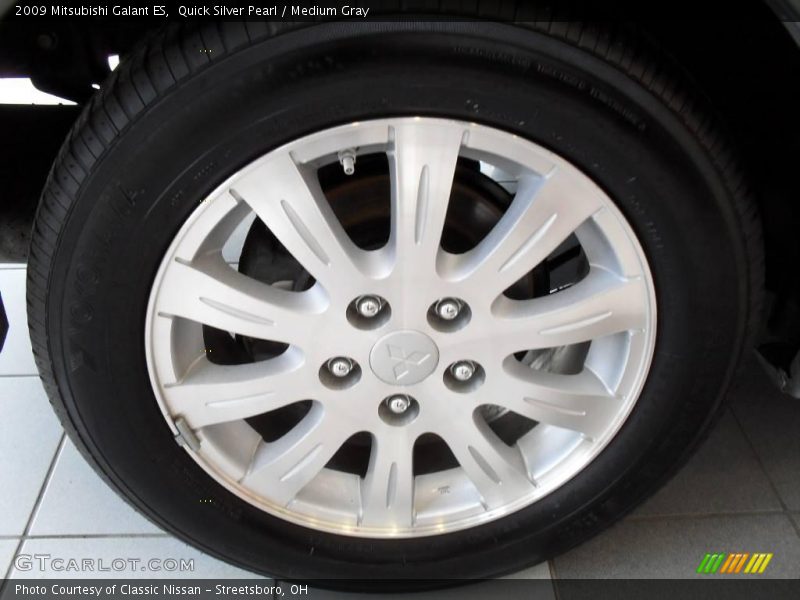 Quick Silver Pearl / Medium Gray 2009 Mitsubishi Galant ES