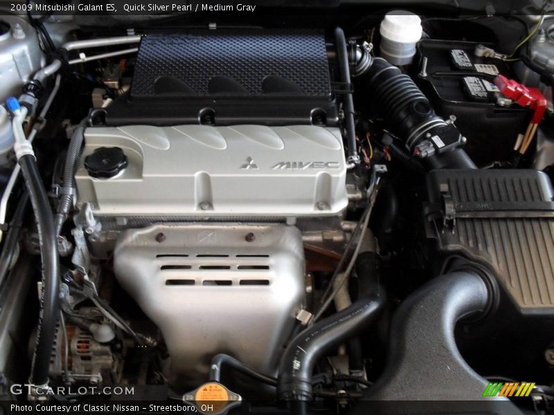 Quick Silver Pearl / Medium Gray 2009 Mitsubishi Galant ES