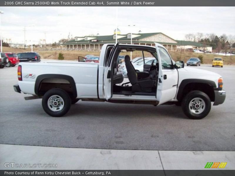Summit White / Dark Pewter 2006 GMC Sierra 2500HD Work Truck Extended Cab 4x4