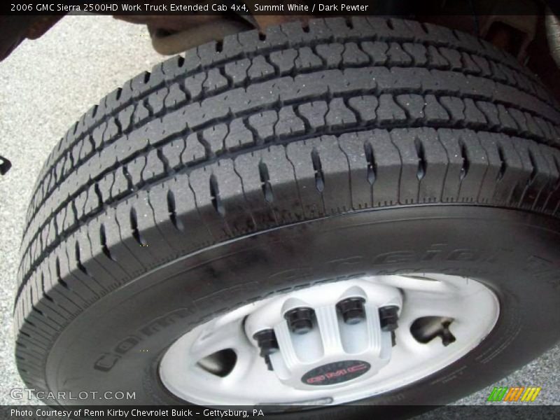 Summit White / Dark Pewter 2006 GMC Sierra 2500HD Work Truck Extended Cab 4x4