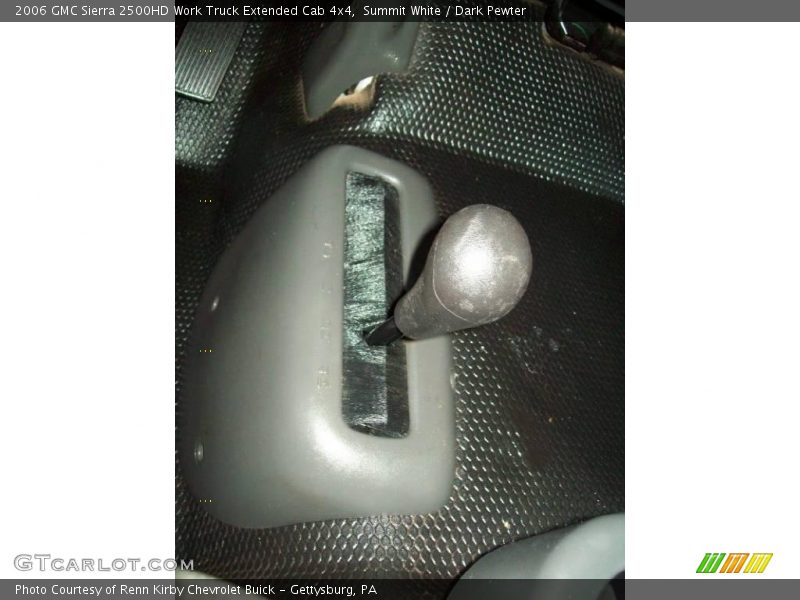Summit White / Dark Pewter 2006 GMC Sierra 2500HD Work Truck Extended Cab 4x4