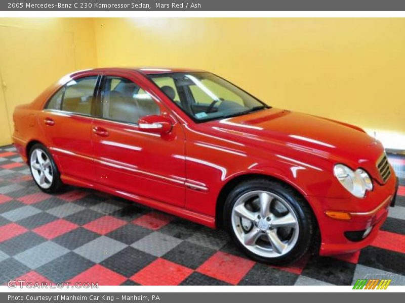 Mars Red / Ash 2005 Mercedes-Benz C 230 Kompressor Sedan