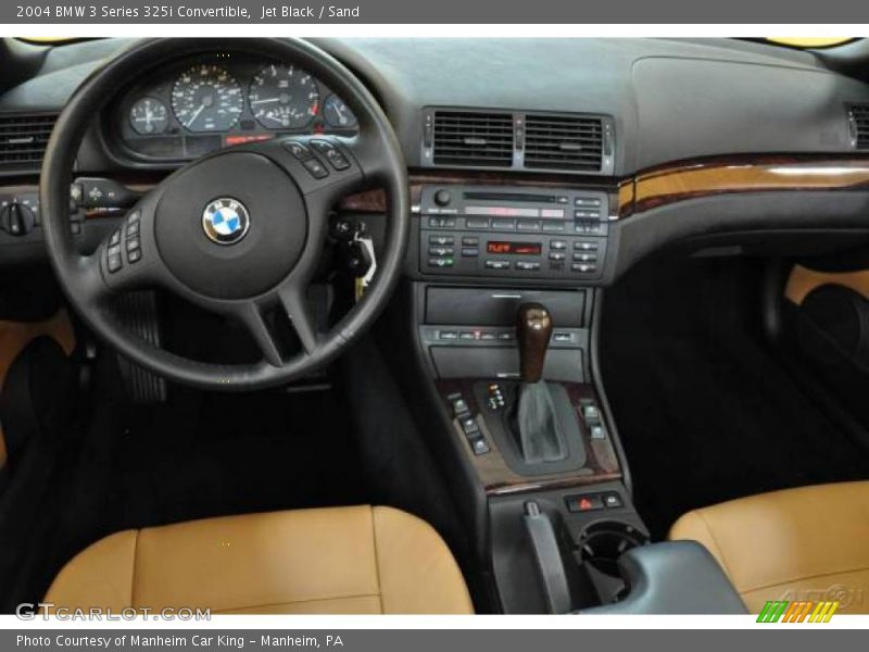 Jet Black / Sand 2004 BMW 3 Series 325i Convertible