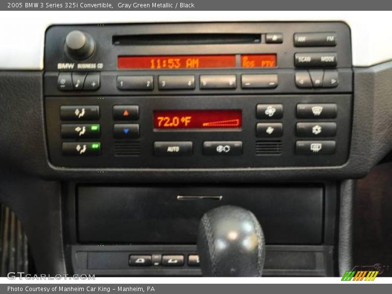 Gray Green Metallic / Black 2005 BMW 3 Series 325i Convertible