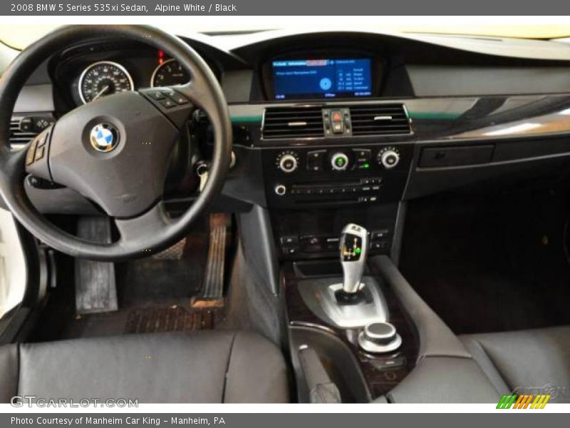 Alpine White / Black 2008 BMW 5 Series 535xi Sedan