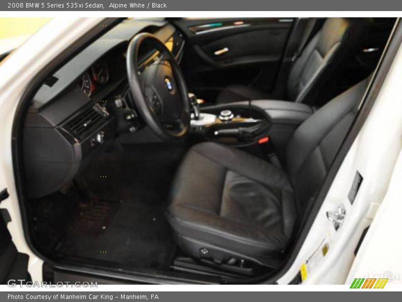 Alpine White / Black 2008 BMW 5 Series 535xi Sedan