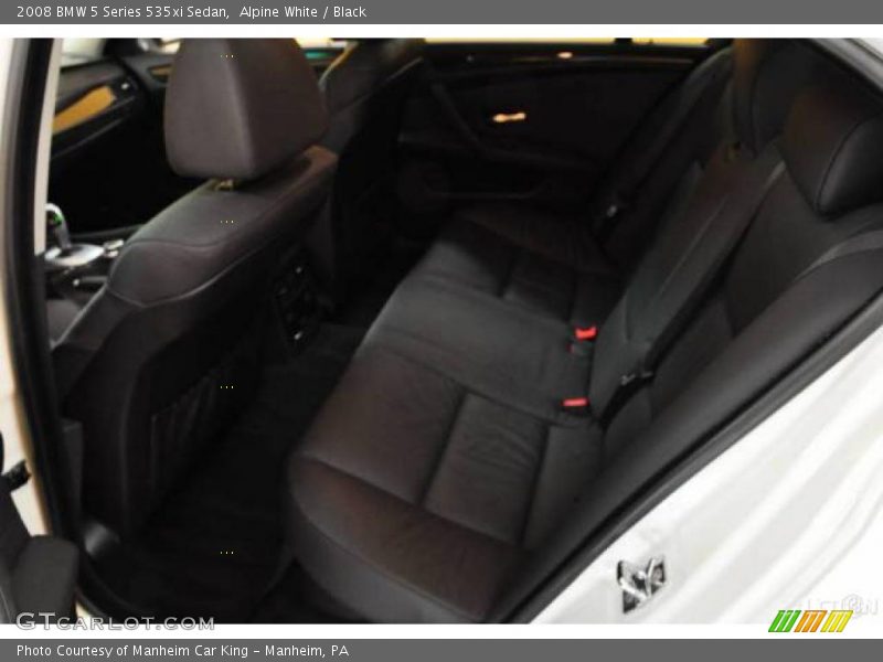 Alpine White / Black 2008 BMW 5 Series 535xi Sedan