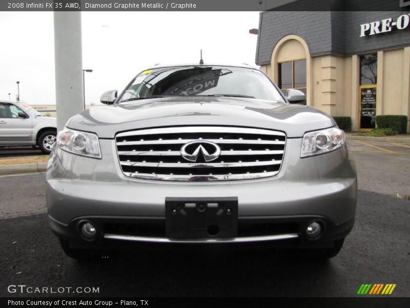 Diamond Graphite Metallic / Graphite 2008 Infiniti FX 35 AWD