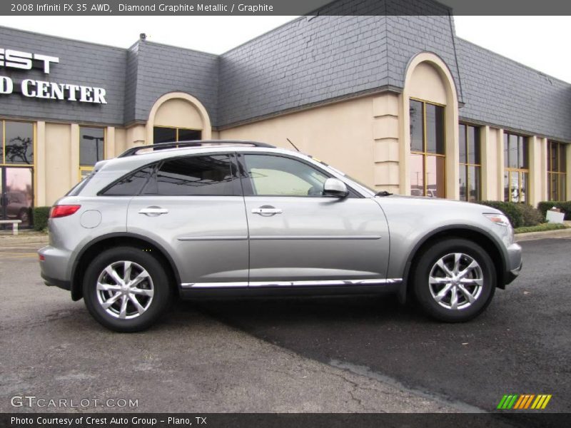 Diamond Graphite Metallic / Graphite 2008 Infiniti FX 35 AWD