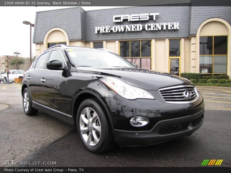 Black Obsidian / Stone 2008 Infiniti EX 35 Journey