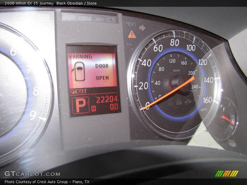 Black Obsidian / Stone 2008 Infiniti EX 35 Journey