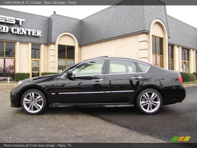 Black Obsidian / Stone 2008 Infiniti M 35 S Sedan