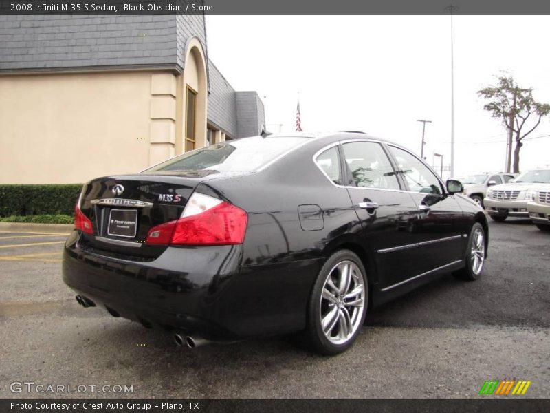 Black Obsidian / Stone 2008 Infiniti M 35 S Sedan